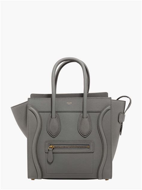 celine grey box bag|pre owned Celine bags.